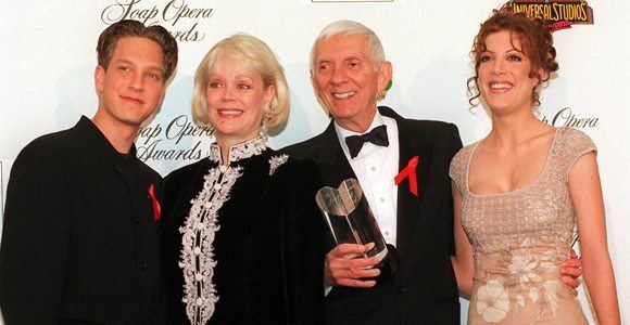 Randy with his family at an awards event